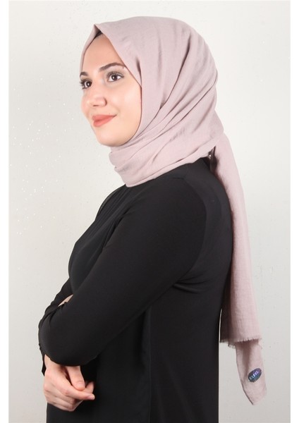 Kraşlı Pamuk Şal 2723-33 Toz Pembe