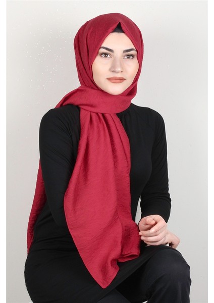 Ipekli Lilyum Şal 2560-8 Kırmızı