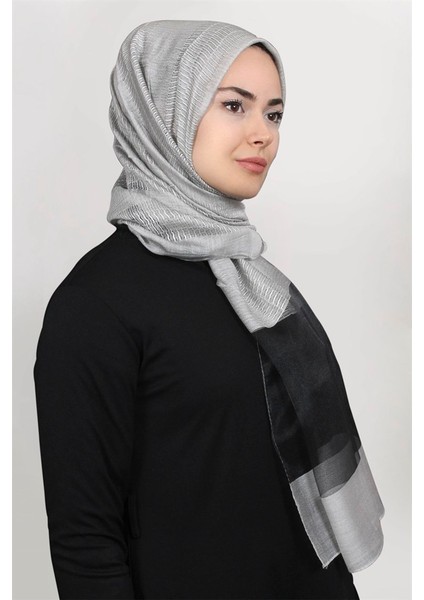 Style Tül Şal 1223-7 Gri