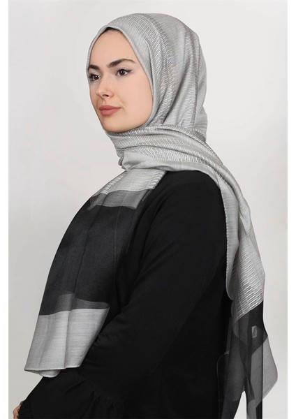 Style Tül Şal 1223-7 Gri