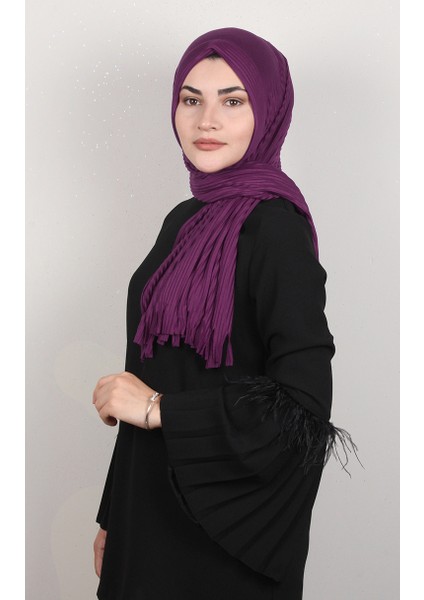 Pamuklu Hazır Şal 1589-28 Fuşya