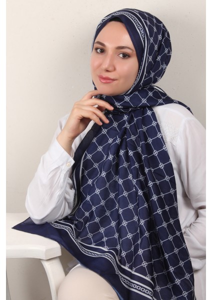 Soft Touch Şal 2764-6 Gece Mavisi