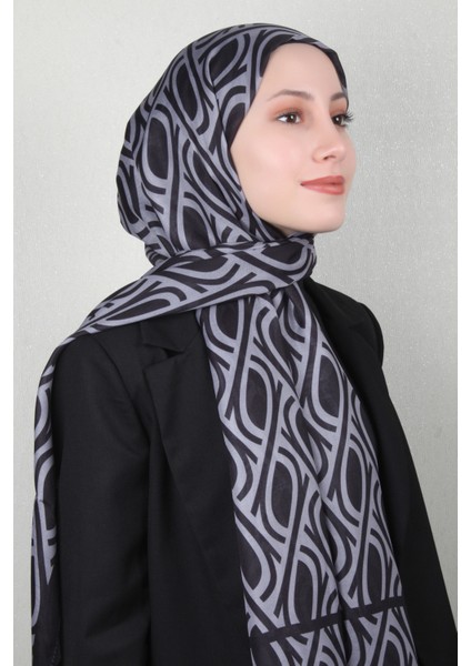 Soft Touch Şal 2778-12 Siyah-Gümüş fiyatları