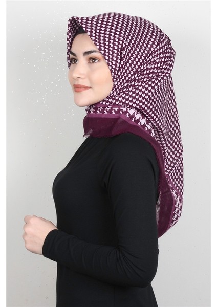 Pamuklu Trend Eşarp 9923-10 Bordo