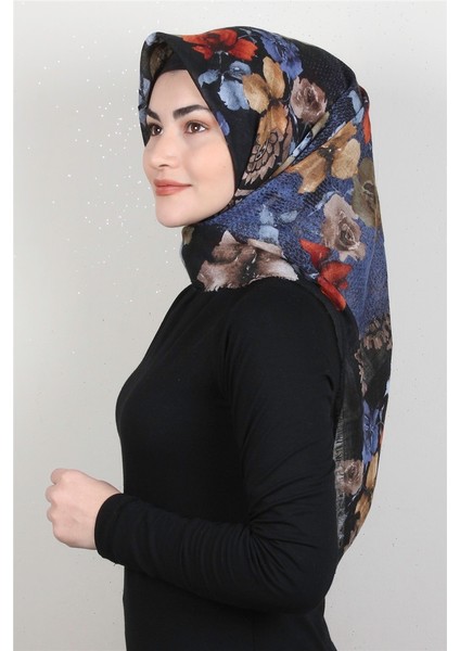 Pamuklu Trend Eşarp 9926-17 Siyah
