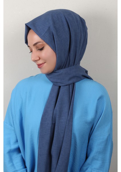 Lidya Şal 2769-9 Indigo