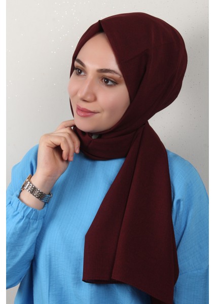 Lidya Şal 2769-20 Bordo