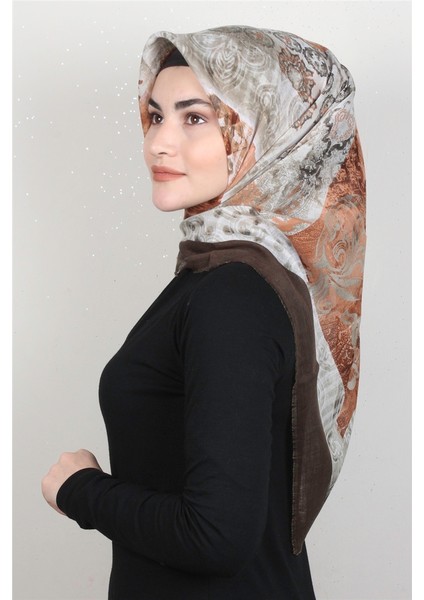 Pamuklu Trend Eşarp 9918-10 Haki