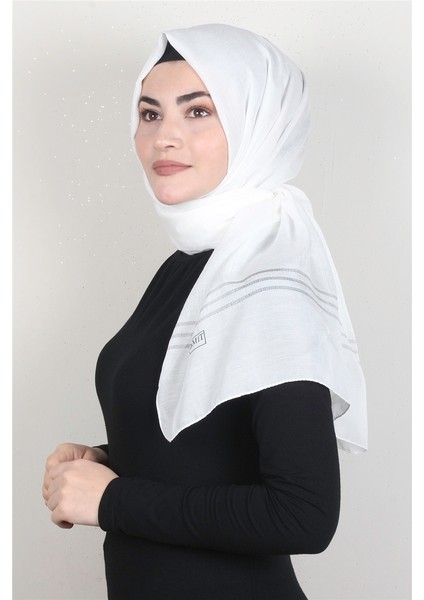 Açelya Şal 1372-39 Beyaz