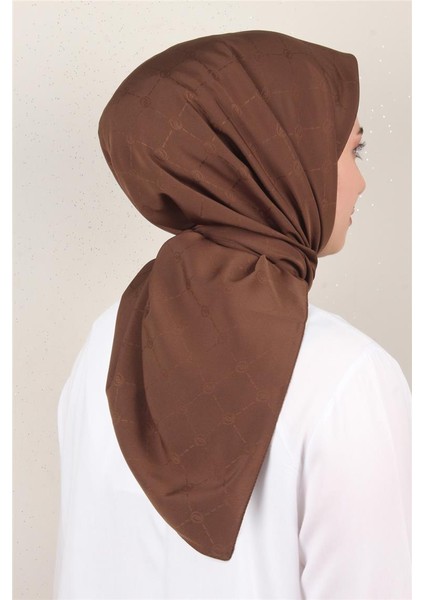 Jakarlı Icon Eşarp 2758-7 Kahverengi fiyatları