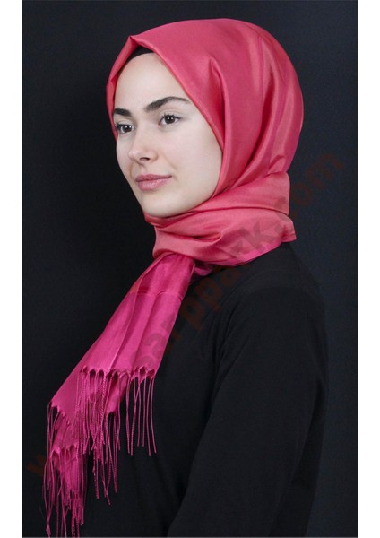 Prenses Tül Şal 2808-5 Pembe