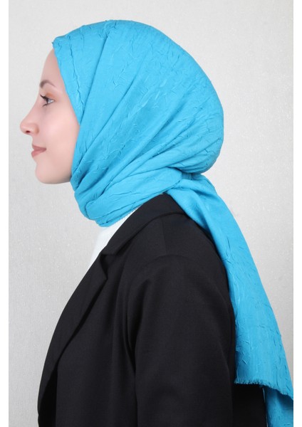 Bambu Kraşlı Şal 2724-56 Mavi fiyatları
