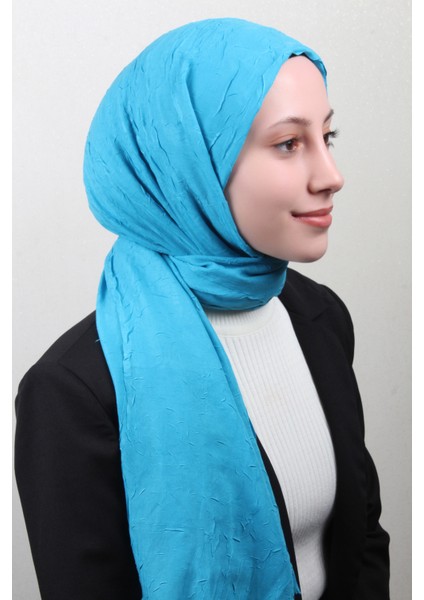 Bambu Kraşlı Şal 2724-56 Mavi fırsatları