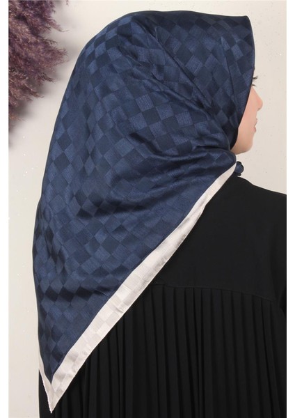 Fashion Monogram Eşarp 8090-8 Lacivert fiyatları