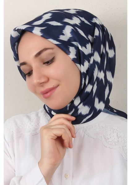Nirvana Soft Eşarp 3348-20 Lacivert