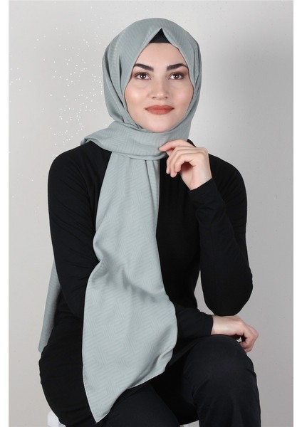 Alya Fresh Şal 2526-9 Mint Yeşili