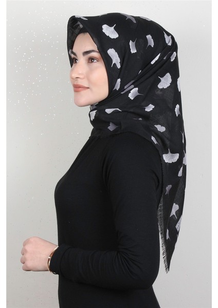 Pamuklu Trend Eşarp 9927-9 Siyah
