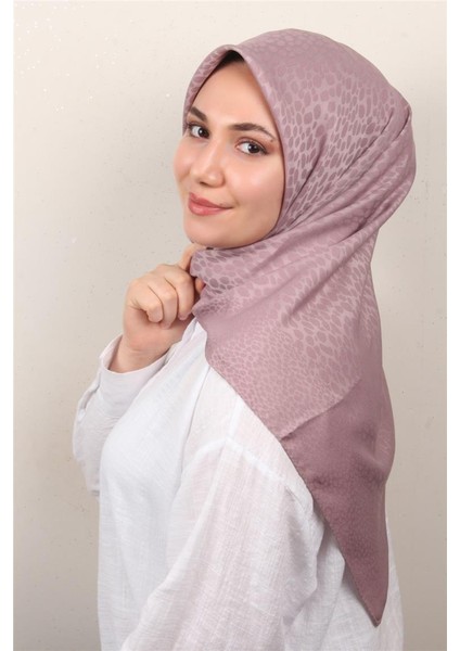 Modakaşmir Ipeksi Jakar Eşarp 5356-9 Lila