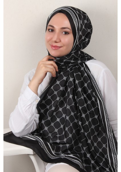 Soft Touch Şal 2764-8 Siyah