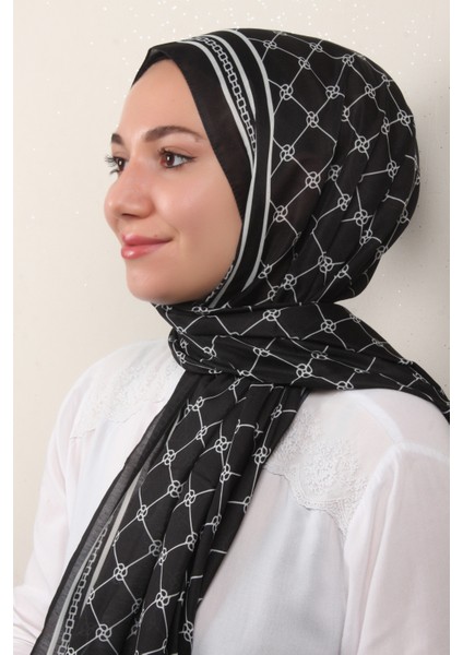 Soft Touch Şal 2764-8 Siyah