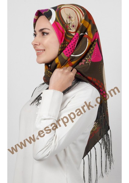 Piramit Püsküllü Eşarp 111-0024-06 fiyatları