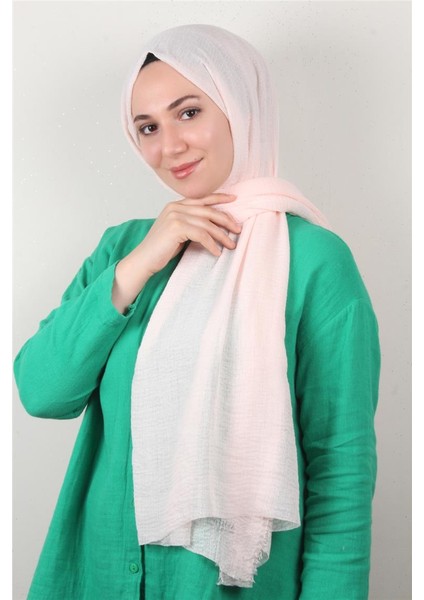 Bürümcük Ince Şal 3093-4 Açık Pembe modelleri