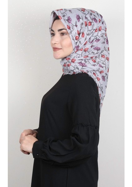 Coton Kare Eşarp 1689-12