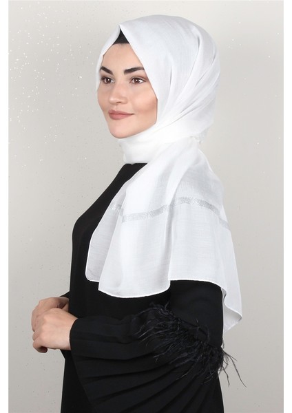 Açelya Şal 1372-20 Beyaz