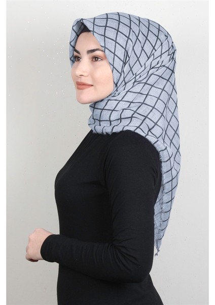 Pamuklu Trend Eşarp 9938-12 Gri