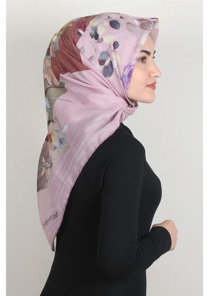 Pamuklu Soft Eşarp 3325-6 Desenli