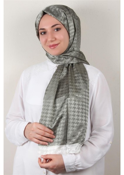Monogram Şal 149-20 Mint Yeşili