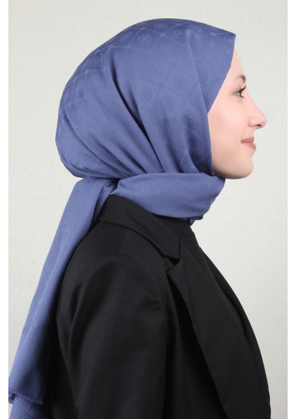 Pamuklu Şal 4109-6 Indigo