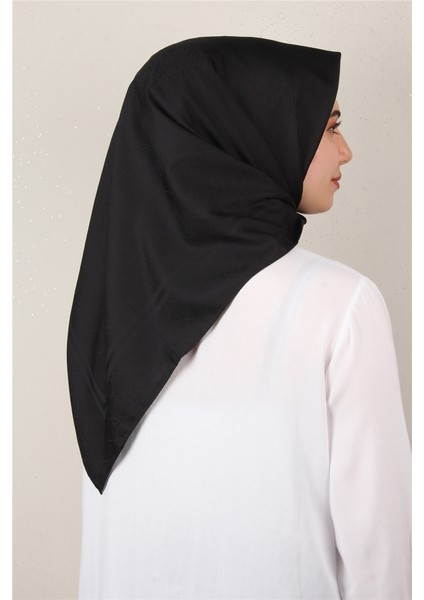 Jakarlı Ipeksi Eşarp 3088-3 Siyah