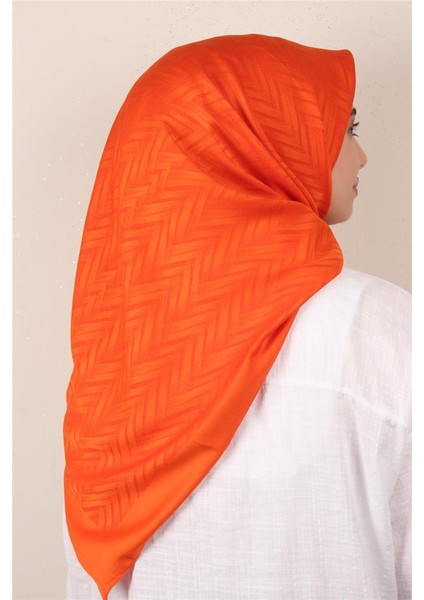 Modakaşmir Ipeksi Jakar Eşarp 5355-3 Orange modelleri