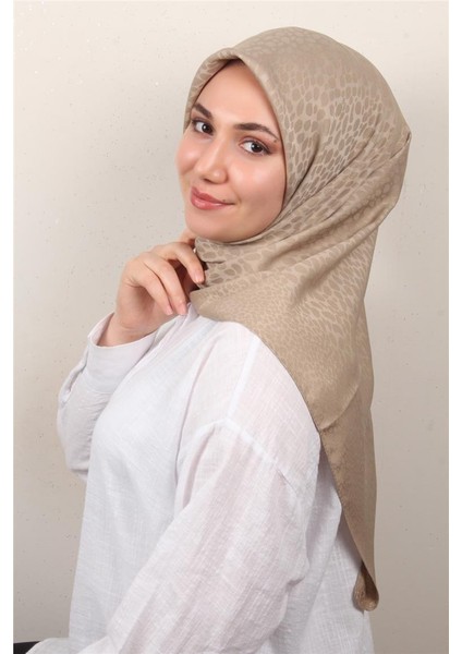 Modakaşmir Ipeksi Jakar Eşarp 5356-10 Çöl Beji