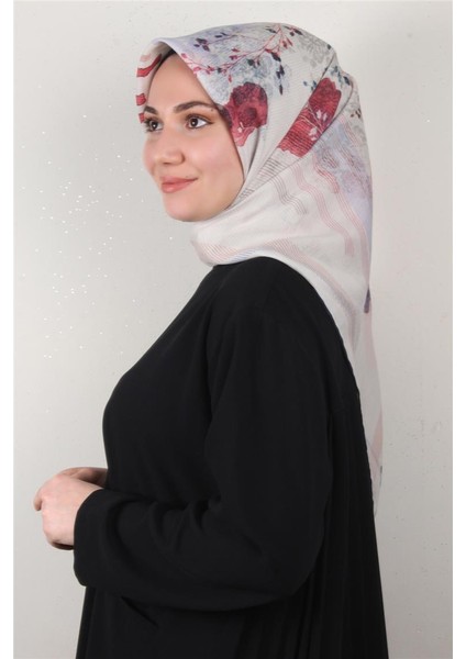 Pamuklu Soft Eşarp 3339-10 Lacivert