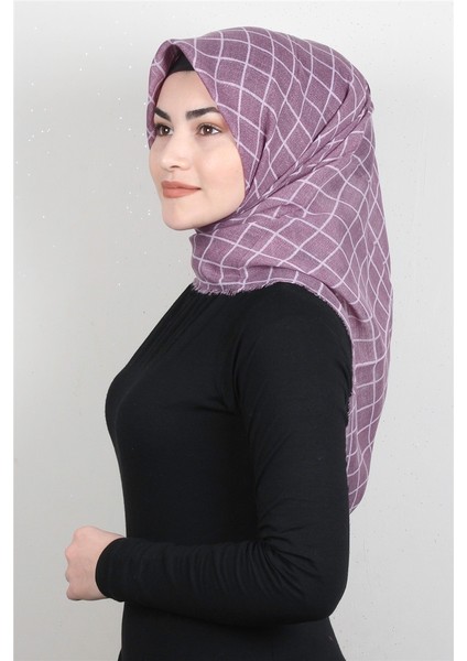 Pamuklu Trend Eşarp 9938-5 Lila