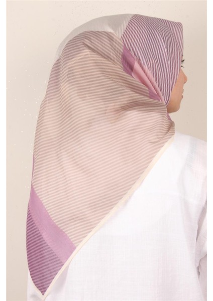 Coton & Silk Eşarp 3646-8 Leylak