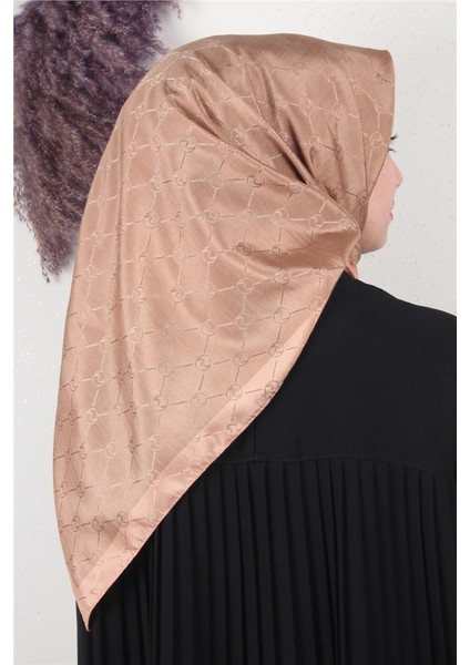 Fashion Monogram Eşarp 8089-6 Fondöten fiyatları
