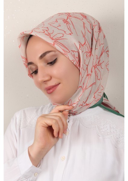 Nirvana Soft Eşarp 8098-7 Yeşil