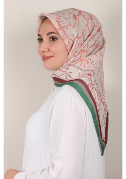 Nirvana Soft Eşarp 8098-7 Yeşil