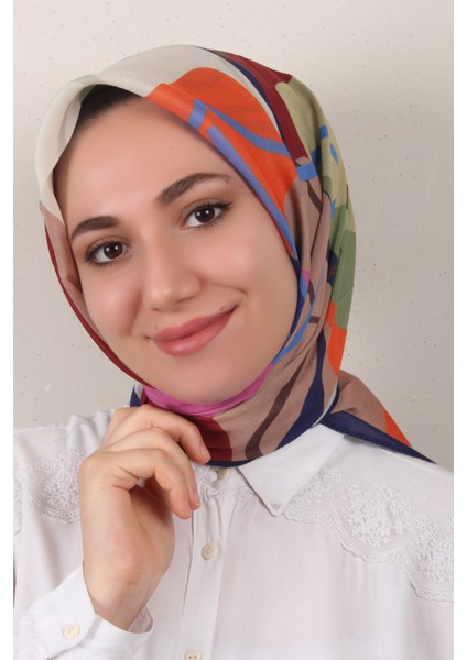 Nirvana Soft Eşarp 8100-6 Lacivert