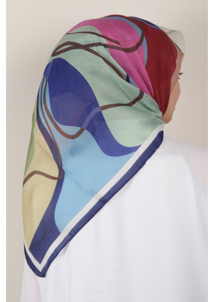 Nirvana Soft Eşarp 8100-6 Lacivert