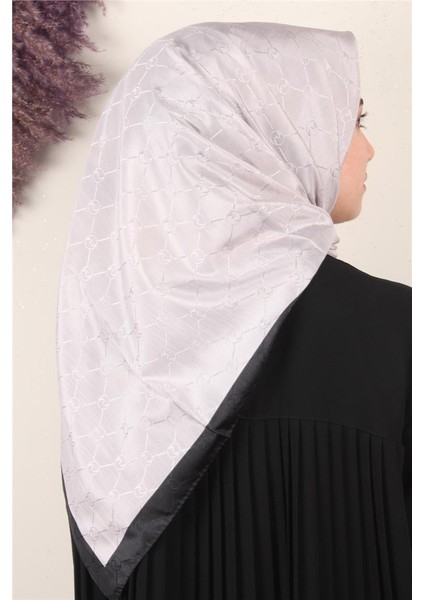 Fashion Monogram Eşarp 8089-19 Taş