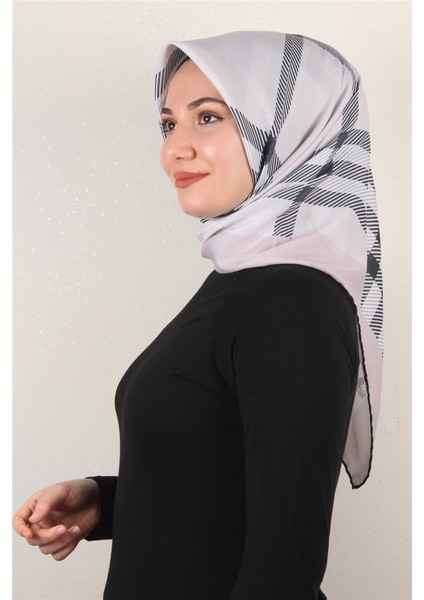 Pamuklu Soft Eşarp 3308-4 Toz Pembe