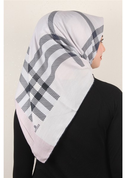 Pamuklu Soft Eşarp 3308-4 Toz Pembe