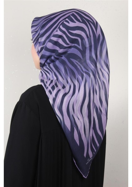 Pamuklu Soft Eşarp 3338-7 Lila