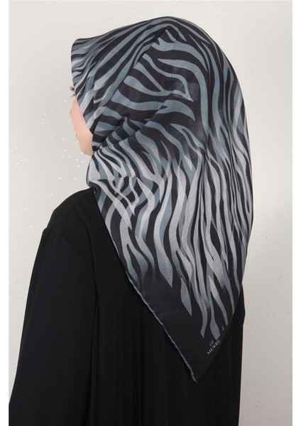 Pamuklu Soft Eşarp 3338-8 Füme