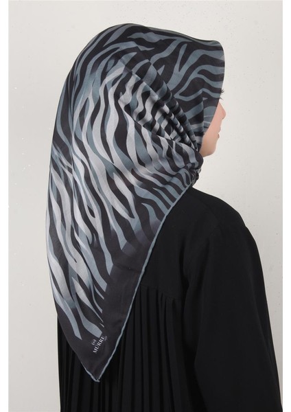 Pamuklu Soft Eşarp 3338-8 Füme