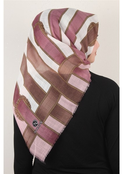 Pamuklu Trend Eşarp 9801-10 Pembe
